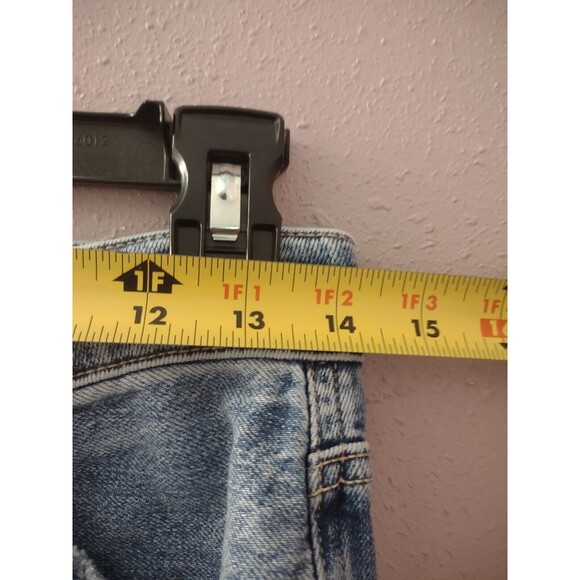 AMERICAN EAGLE Mom Jeans Women's Size 2 STRIGID High Rise Baggy Straight Ripped - Picture 10 of 14